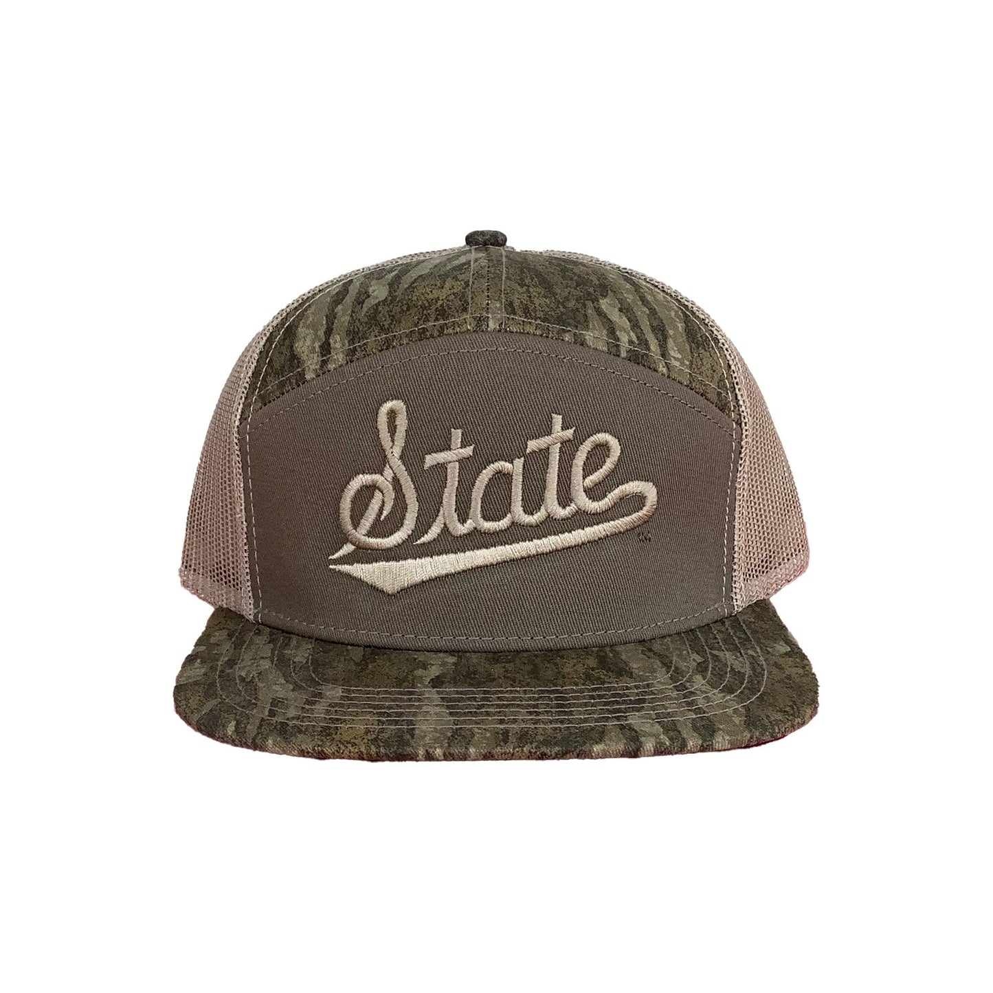 State Script Bottomland 7 Panel Hat