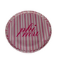 Sorority Striped Acrylic Coaster