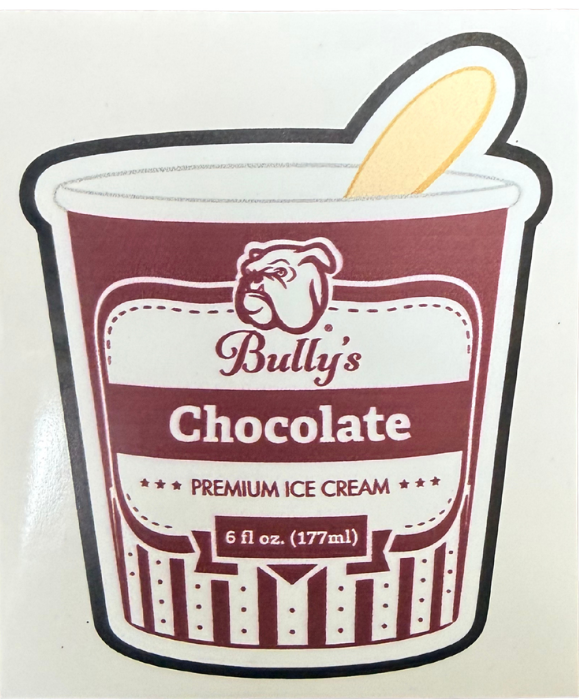Bully's Premium Ice Cream Stickers