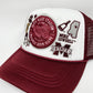 MSU Collage Patch Womens Trucker Hat