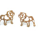 Bulldog Stud Earring