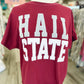 Hail State Chenille Embroidered Tee