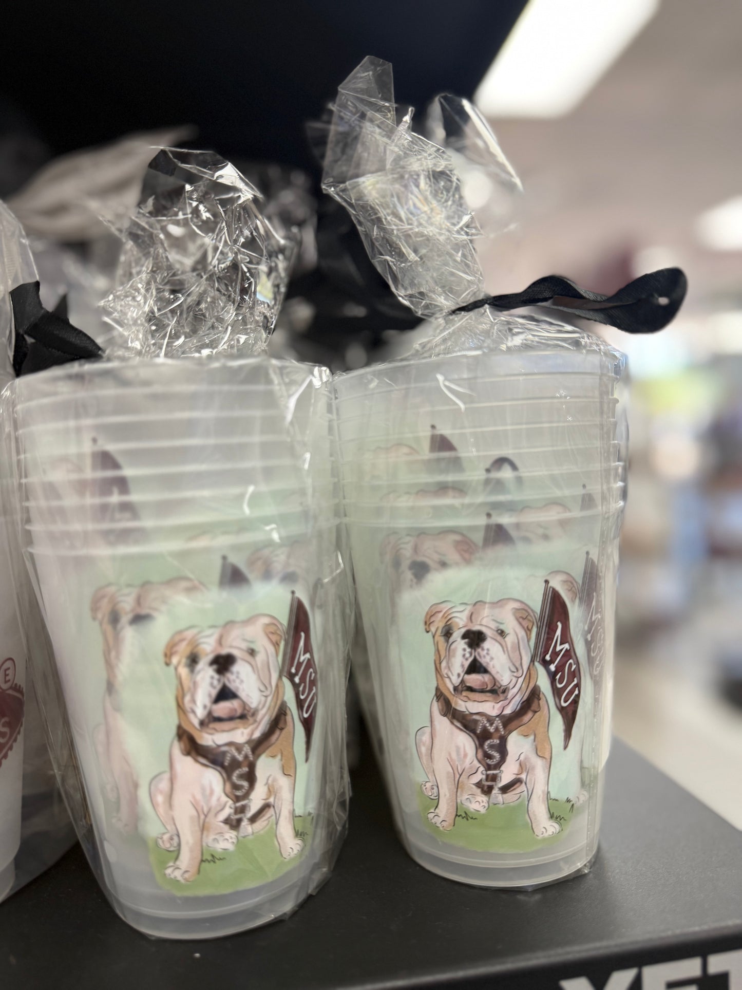 MSU Mascot Frosted Cups (set of 8)