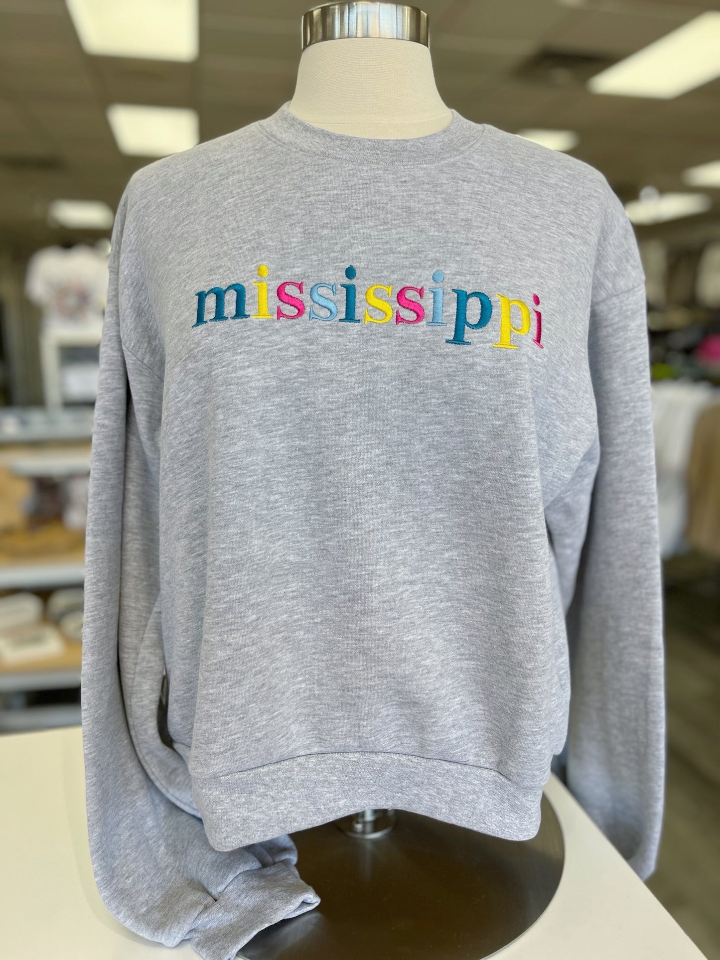 Mississippi Cropped Sweatshirt
