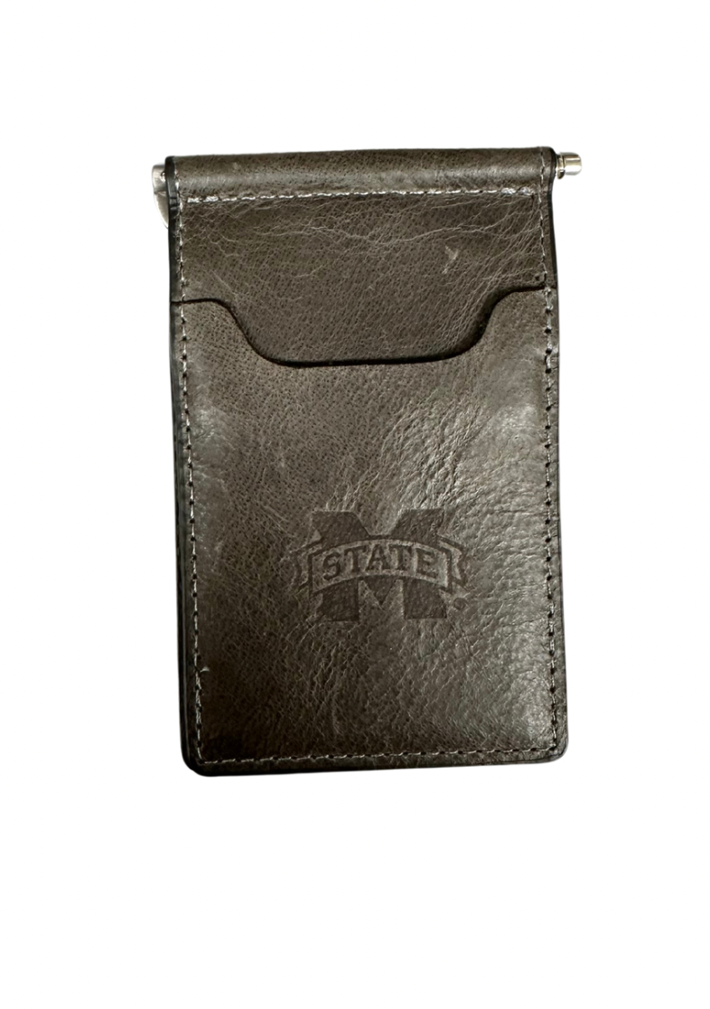 M Banner Pocket Wallet with Clip Front