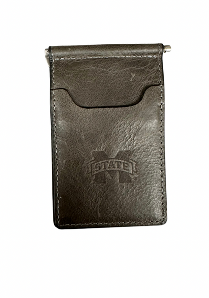 M Banner Pocket Wallet with Clip Front
