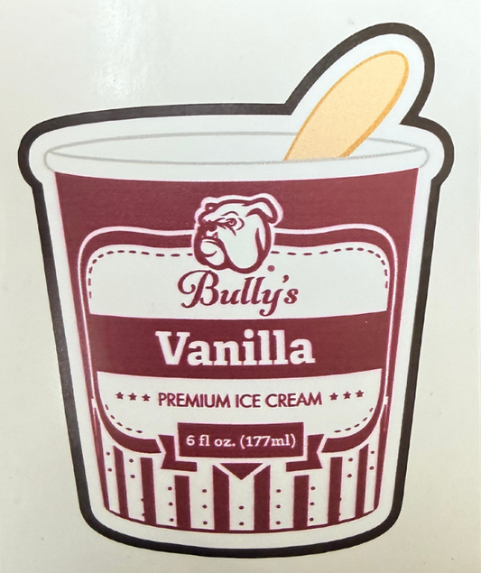 Bully's Premium Ice Cream Stickers