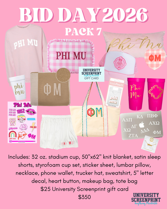 Bid Day Package #7