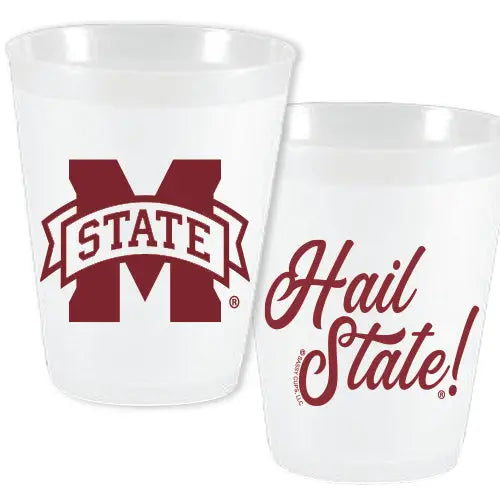 Hail State M Banner Frost Flex Cups