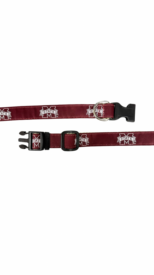 Mississippi State Adjustable Dog Collar