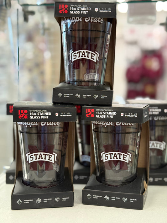 MSU 16 oz. Pint Glass