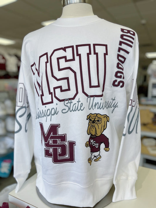 MS State Classic Logos Collage Sweatshirt