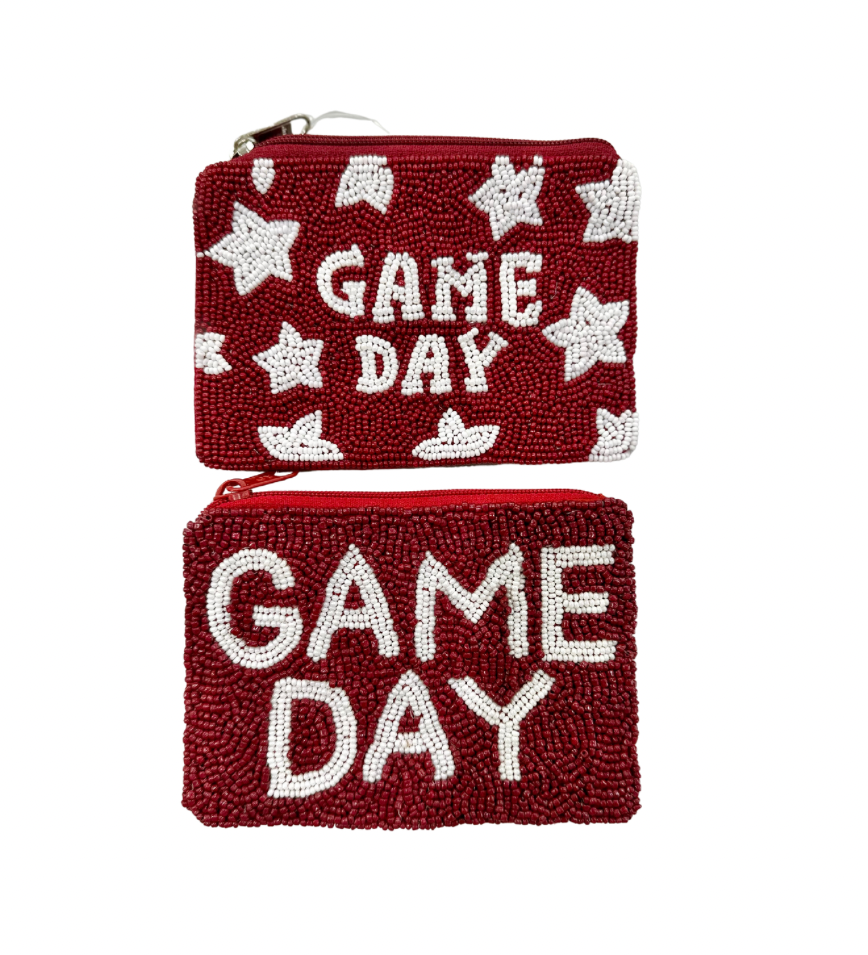 Gameday Beaded Pouches