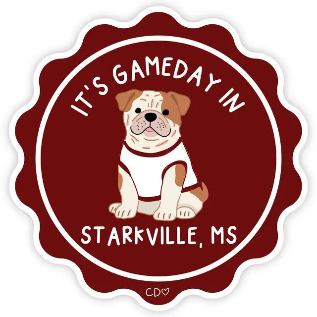 It's Gameday Bulldog Sticker