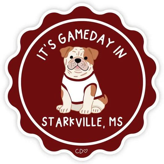 It's Gameday Bulldog Sticker