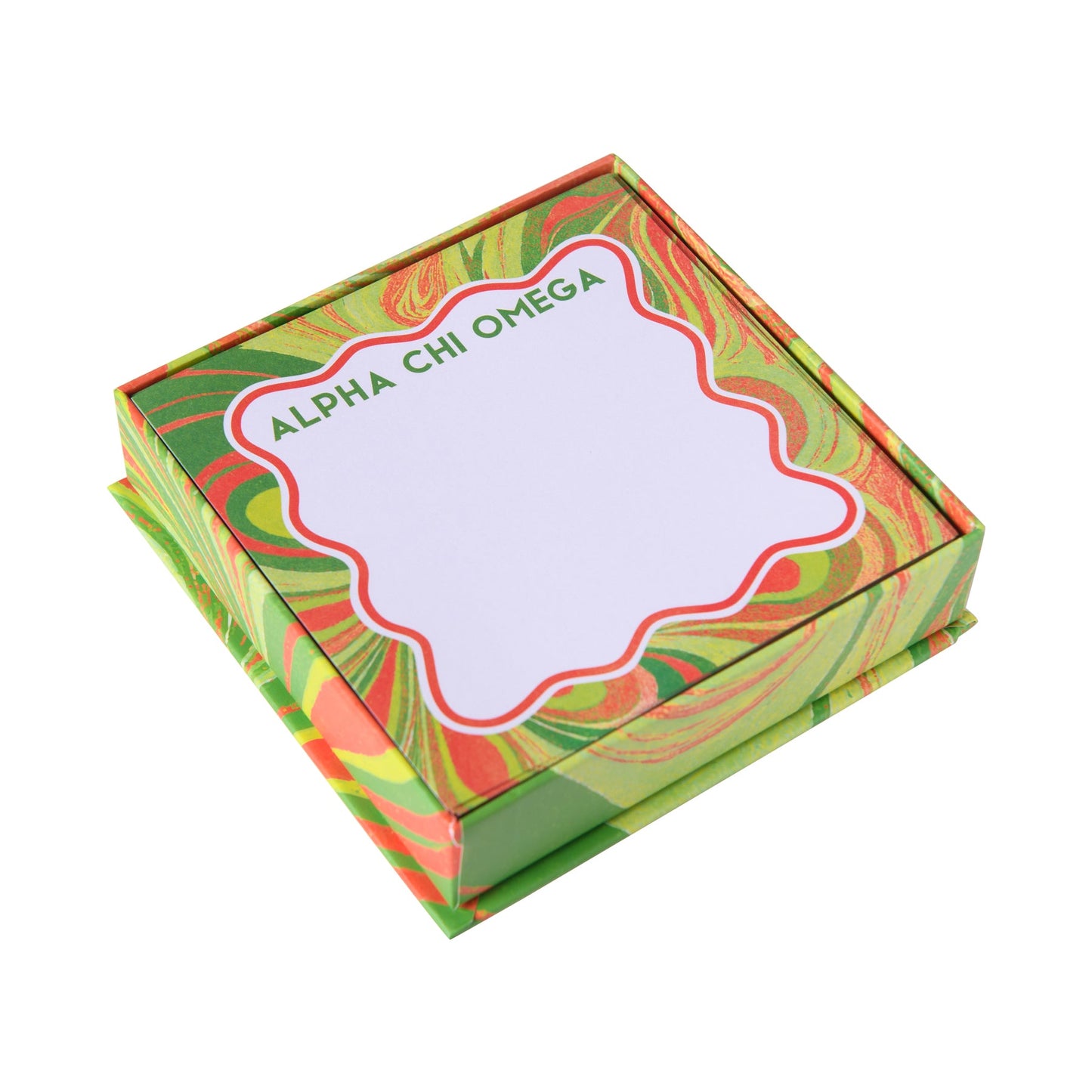 Boxed Sorority Marbled Note Pad