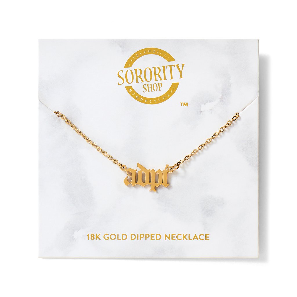 Old English Sorority Necklaces