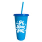 Sorority Glitter Color Changing Cups