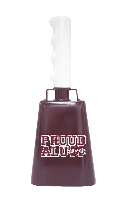 Boxed: Medium Maroon BullyBell with Proud Alum Decal