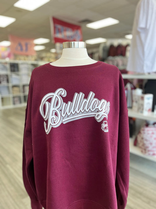 Bulldogs Script Long Sleeve Tee