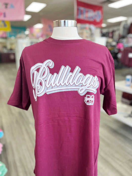Bulldogs Script Tee