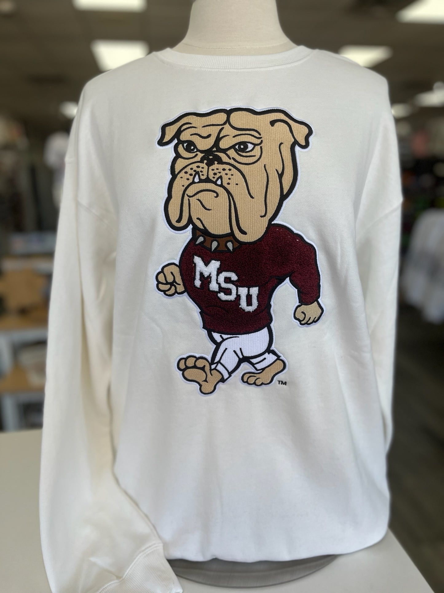 Walking Bully Chenille Sweatshirt