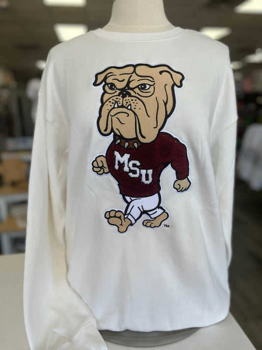 Walking Bully Chenille Sweatshirt