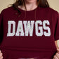 Dawgs Holographic Embroidered Tee