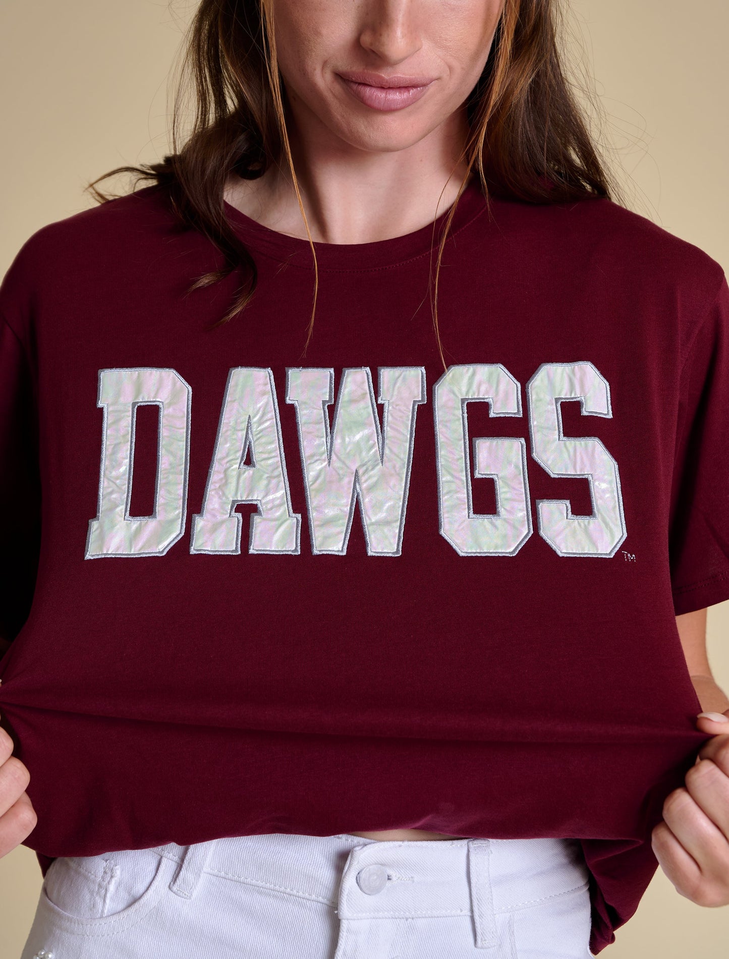Dawgs Holographic Embroidered Tee