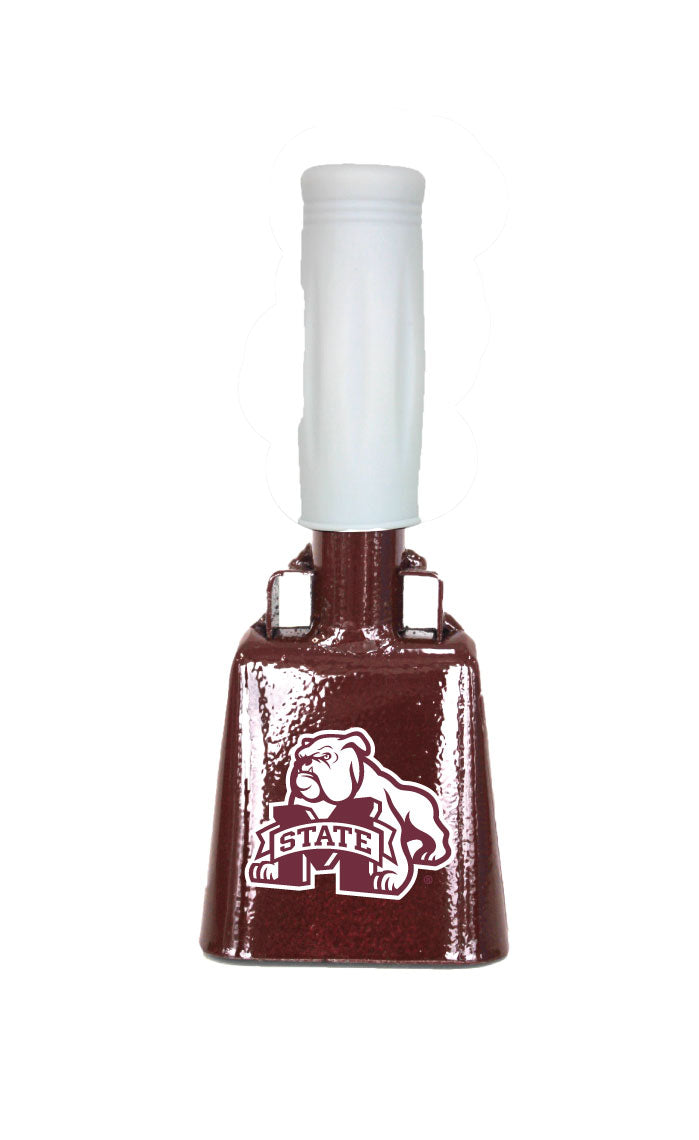 Small Maroon BullyBell with Dog Over M Decal