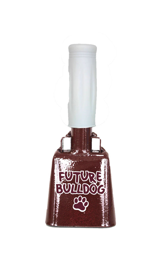 Small Maroon BullyBell with Future Bulldog Decal