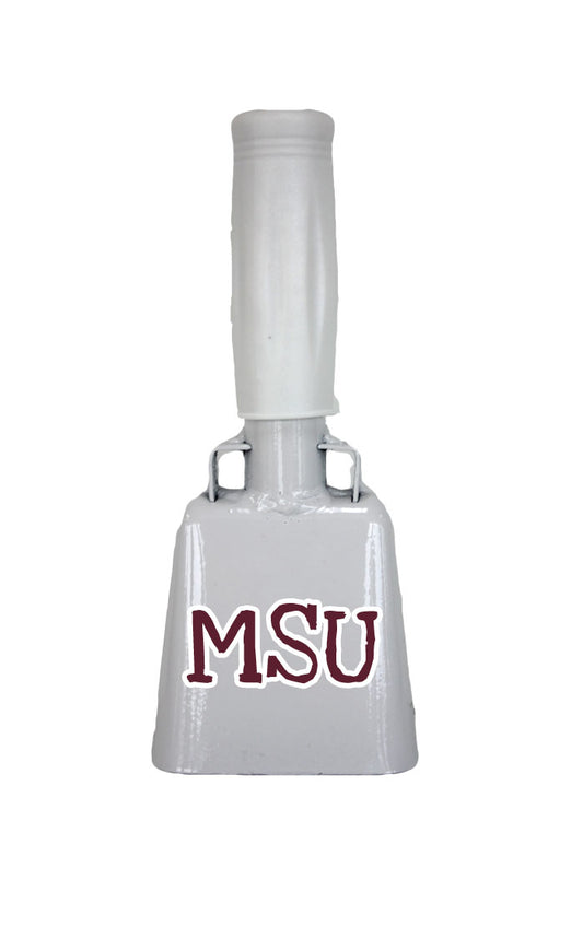 Small White BullyBell with MSU Decal