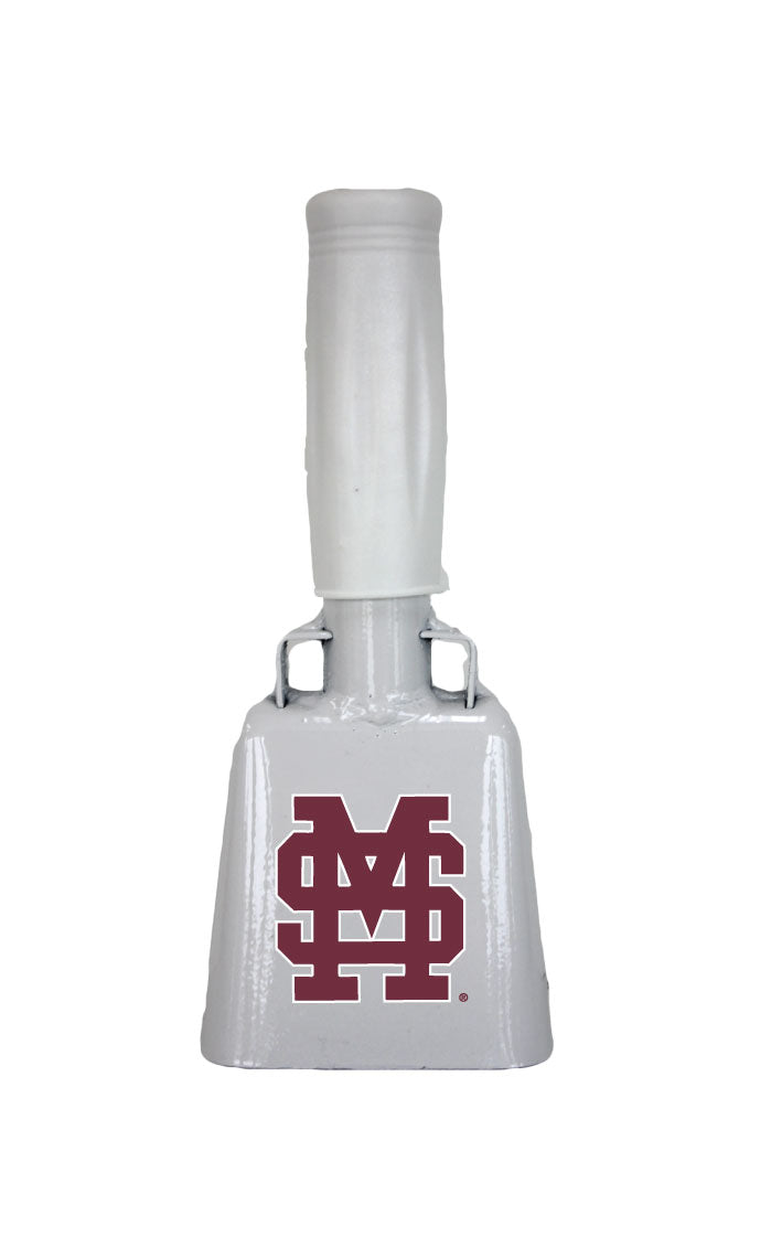 Small White BullyBell with M Over S Decal