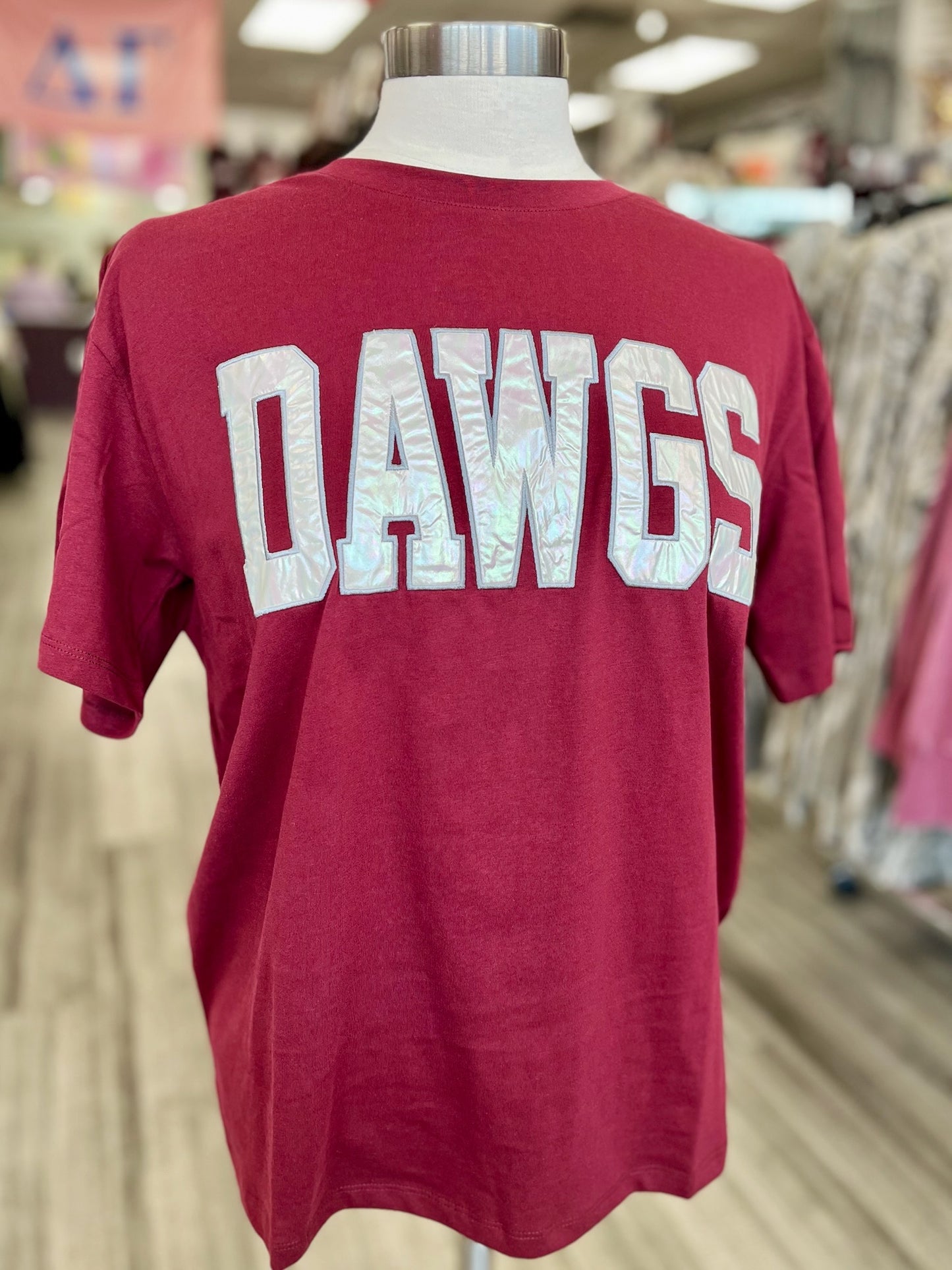 Dawgs Holographic Embroidered Tee
