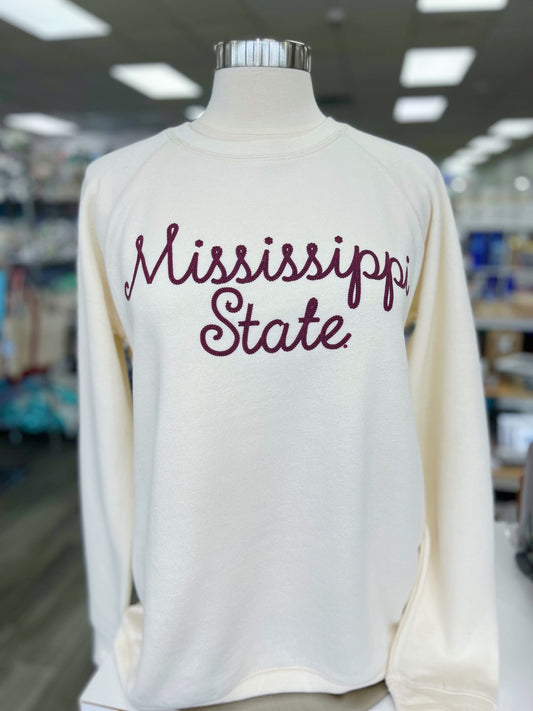 Mississippi State Chain Puff Fleece