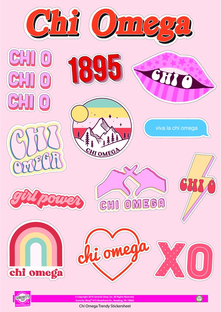 Sorority: "Girl Power" Sticker Sheets