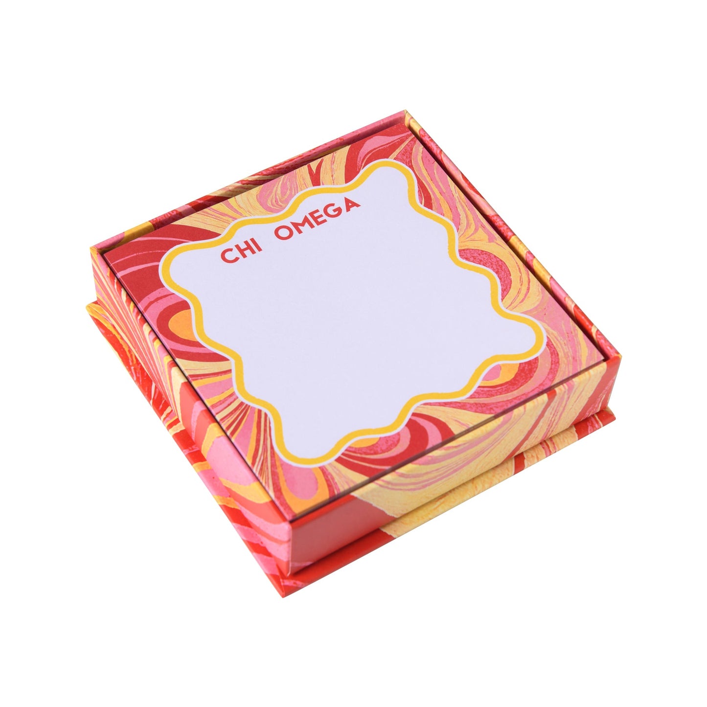 Boxed Sorority Marbled Note Pad