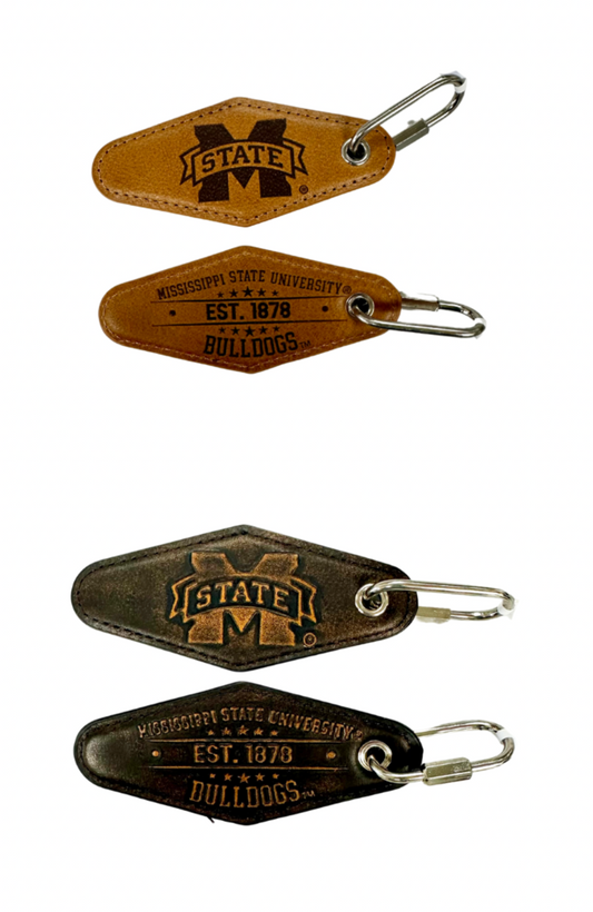 M Banner Keychain