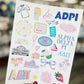 Sorority Sticker Sheets
