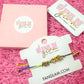 Sorority Gold Letter Cinch Bracelet