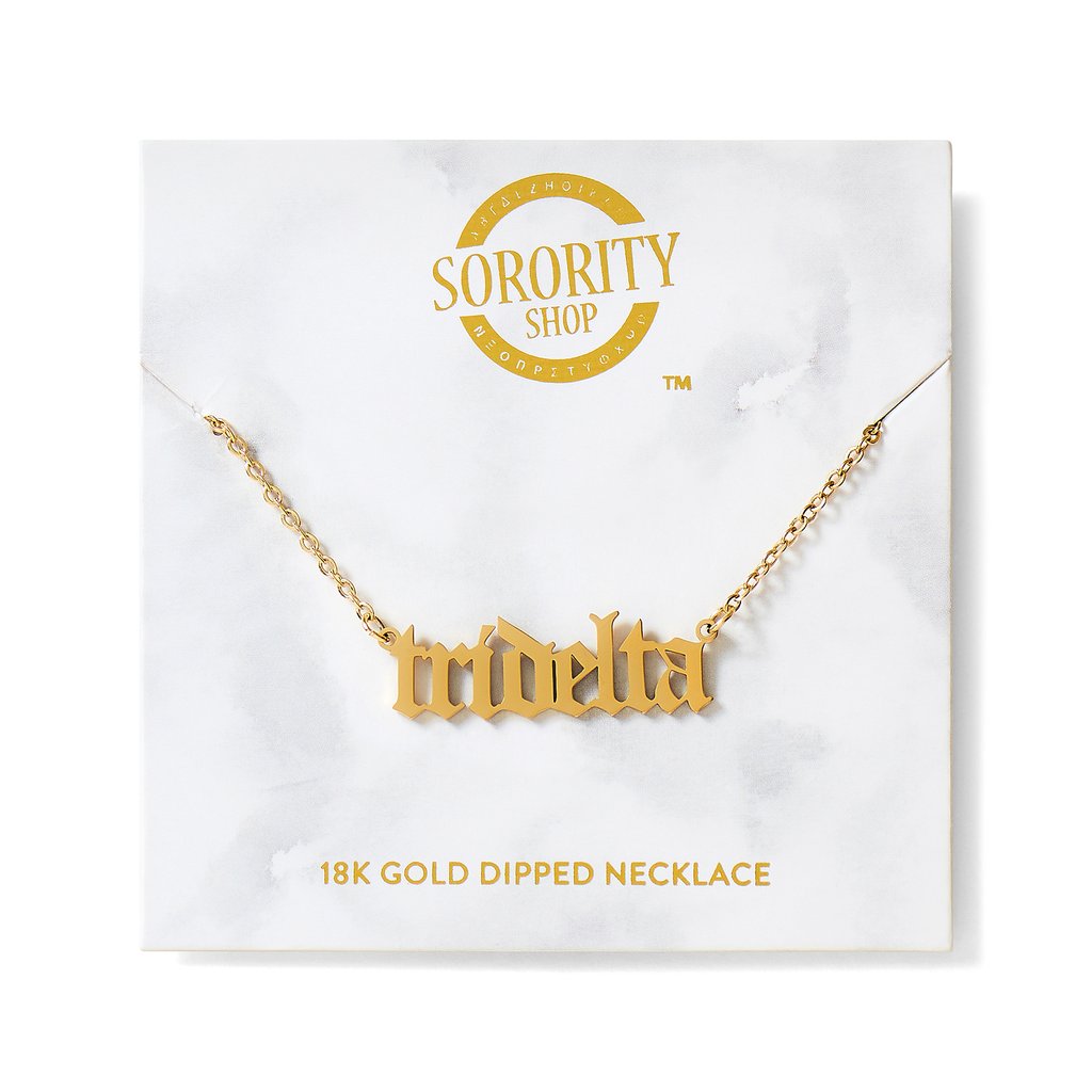 Old English Sorority Necklaces