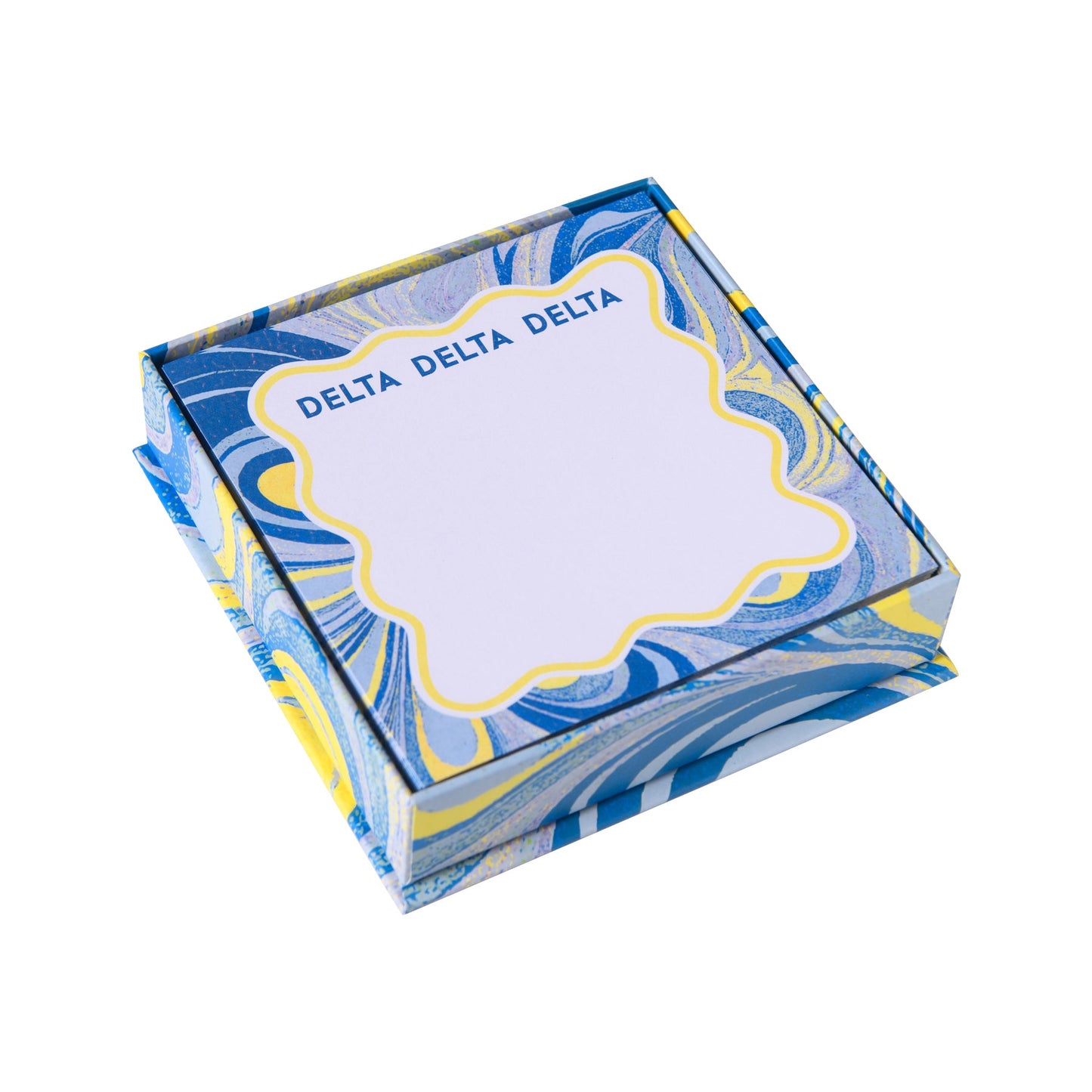 Boxed Sorority Marbled Note Pad