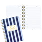 Sorority Stripe Notebook