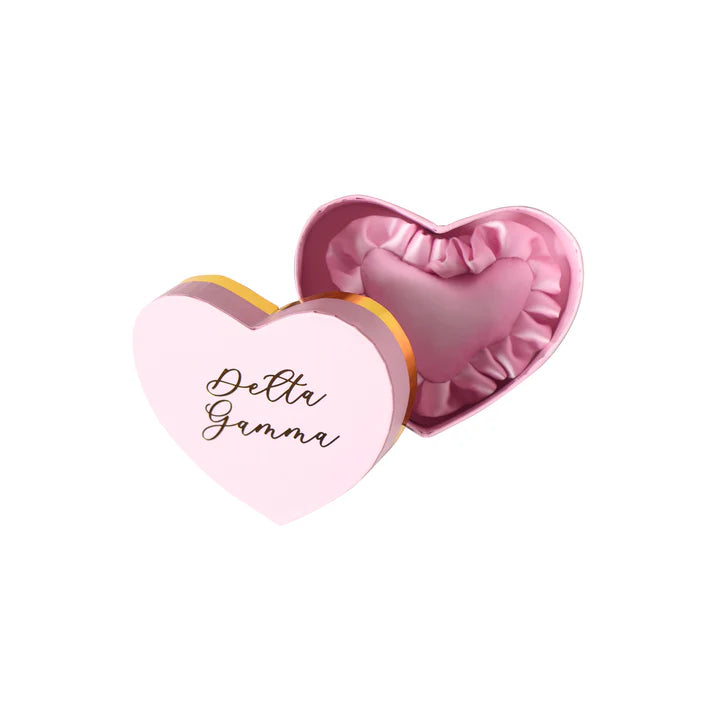 Sorority Badge Pillow and Box