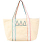 Multicolor Embroidered Sorority Tote