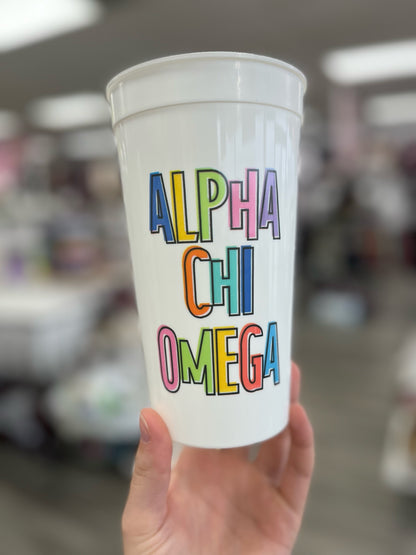 Sorority "Bring on the Fun" Stadium Cups