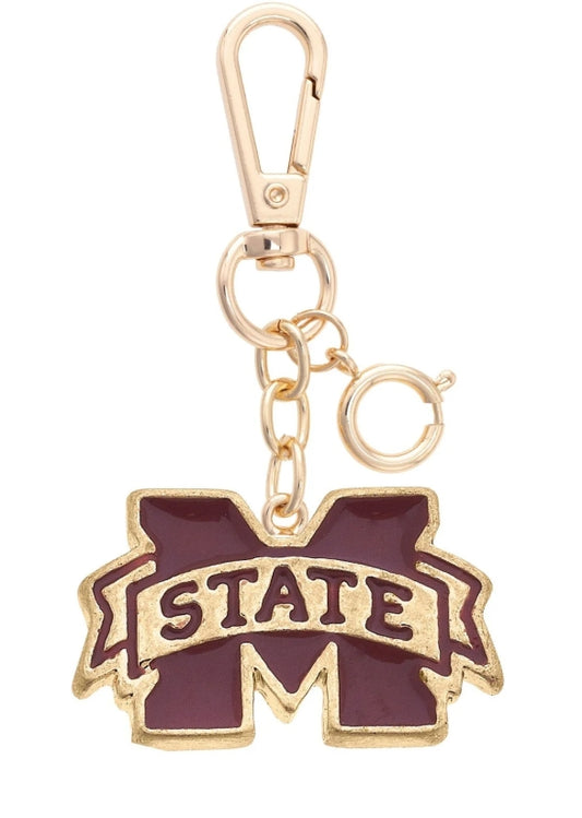 Bulldogs Enamel Bag Charm