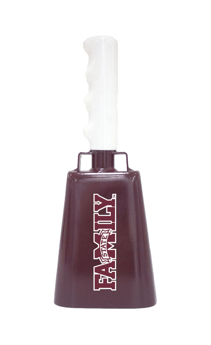 Boxed: Medium Maroon BullyBell with Family Decal