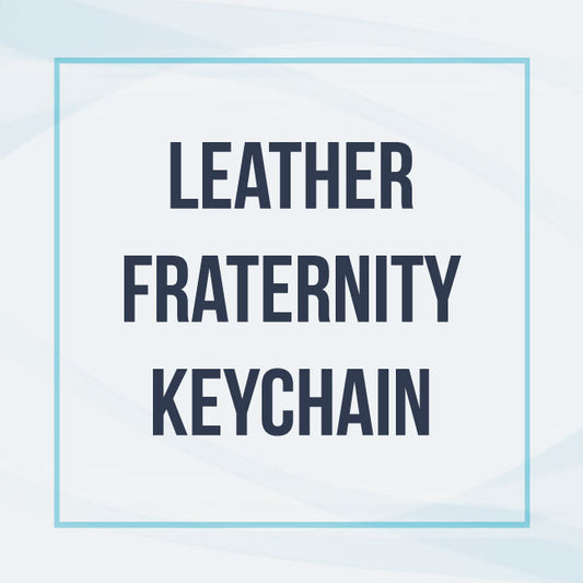 Fraternity: Leather Keychain