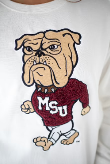Walking Bully Chenille Sweatshirt